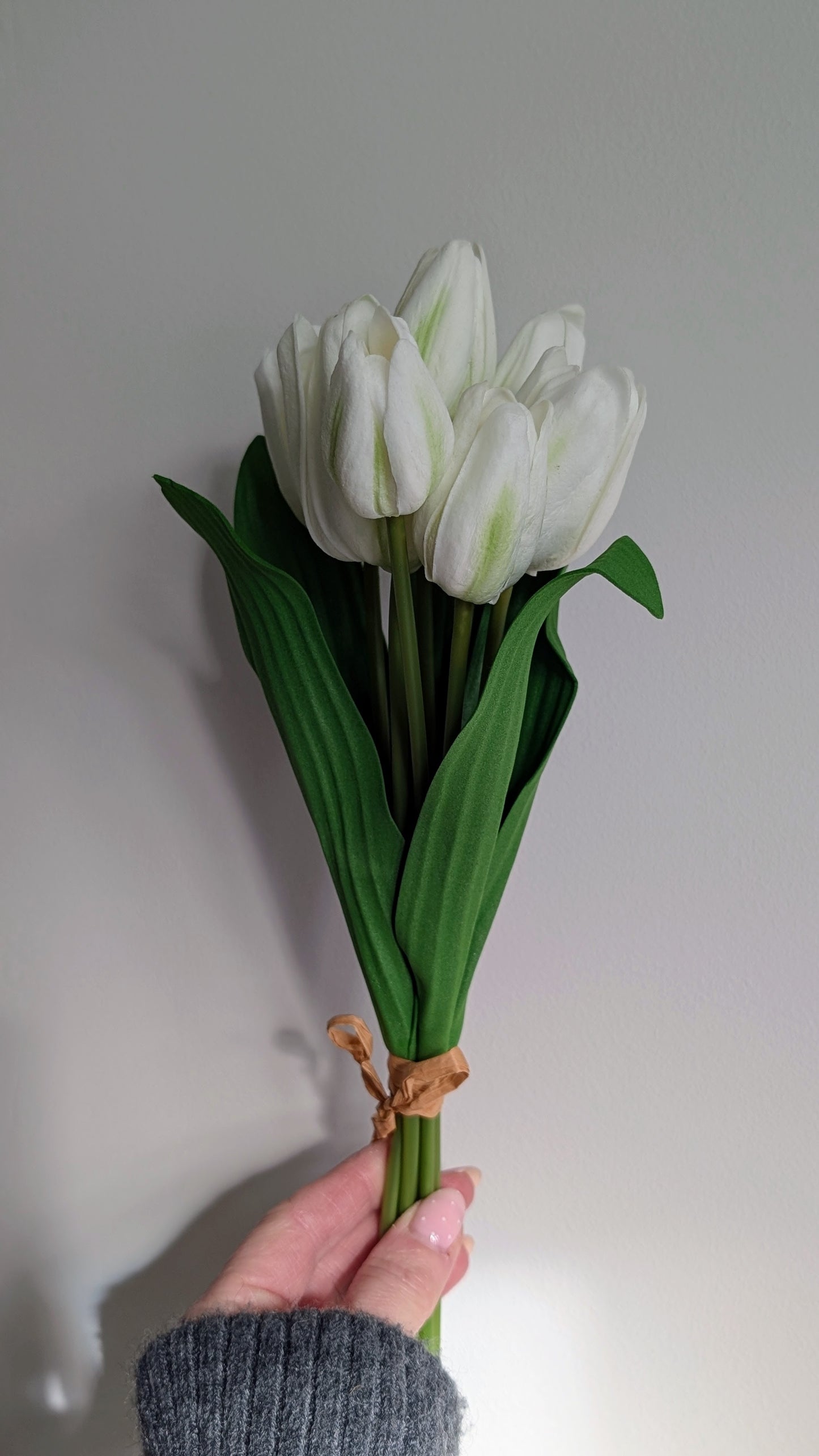 White Tulip Bunch