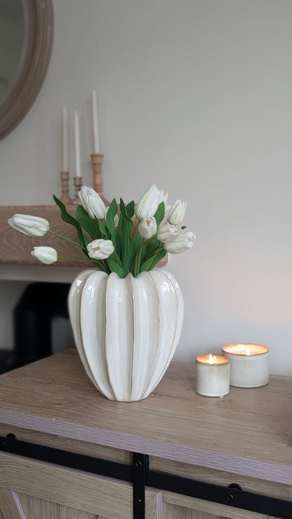 White Tulip Bunch