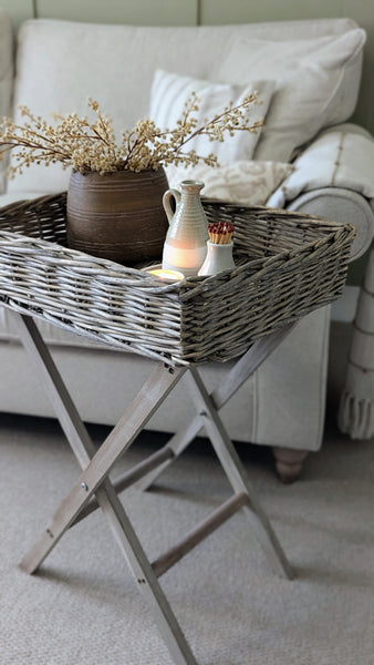 Wicker Side Table