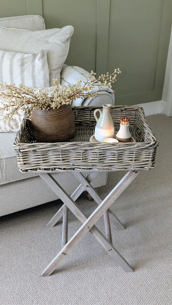 Wicker Side Table