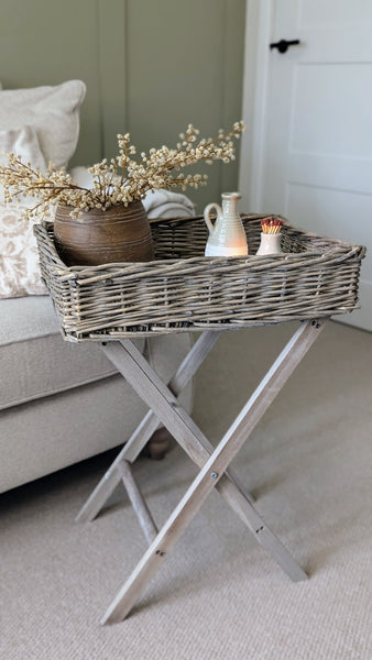 Wicker Side Table