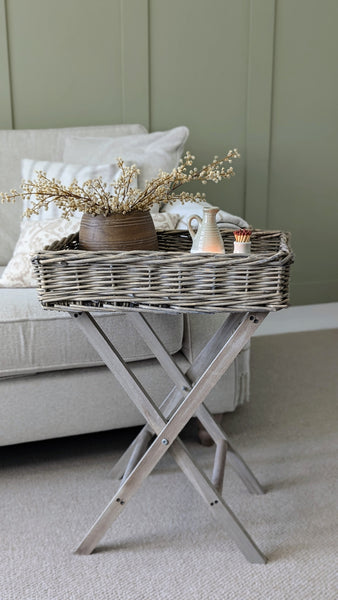 Wicker Side Table