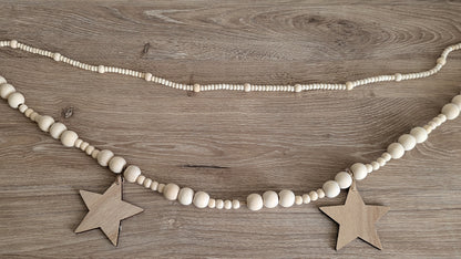 Beaded Star Garland