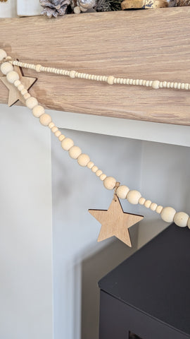 Beaded Star Garland