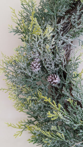 Frosted Pine Wreath