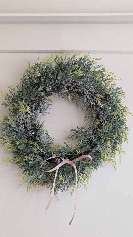 Frosted Pine Wreath
