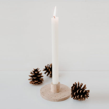 Oak Candlestick