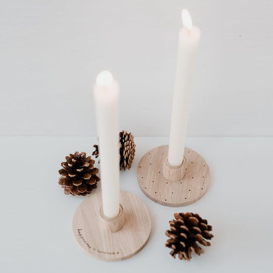 Oak Candlestick