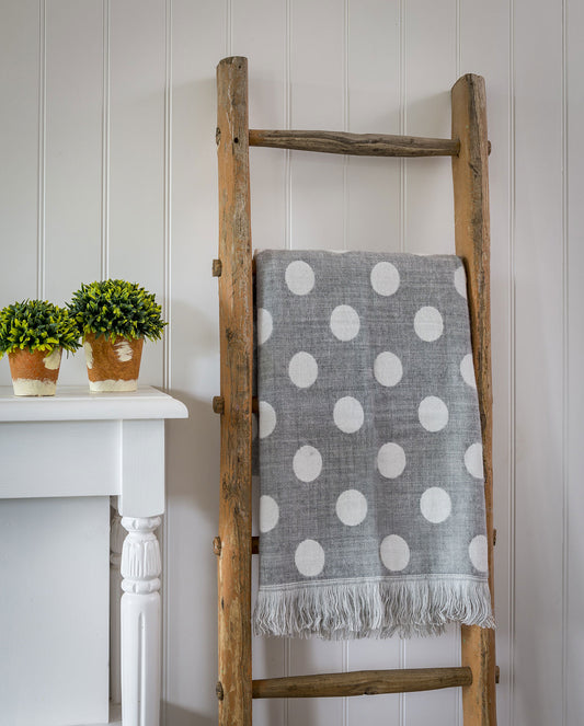 Polka Dot Two-Way Throw