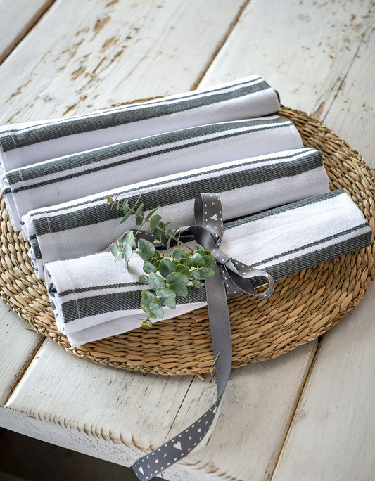 Woven Striped Napkins