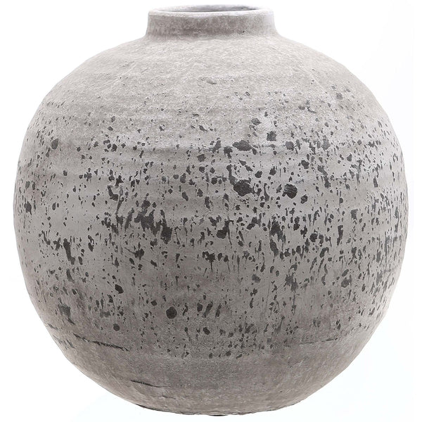Tiber Rustic Stone Vase