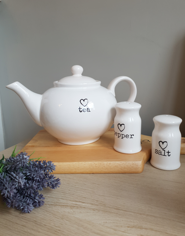 Ceramic Heart Teapot