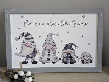 Framed Gnome Plaque