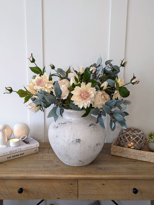 Antique White Vase