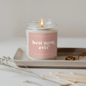 Best Mom Ever Candle Jar