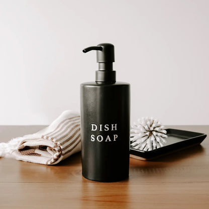 Black Stoneware Soap Dispensers
