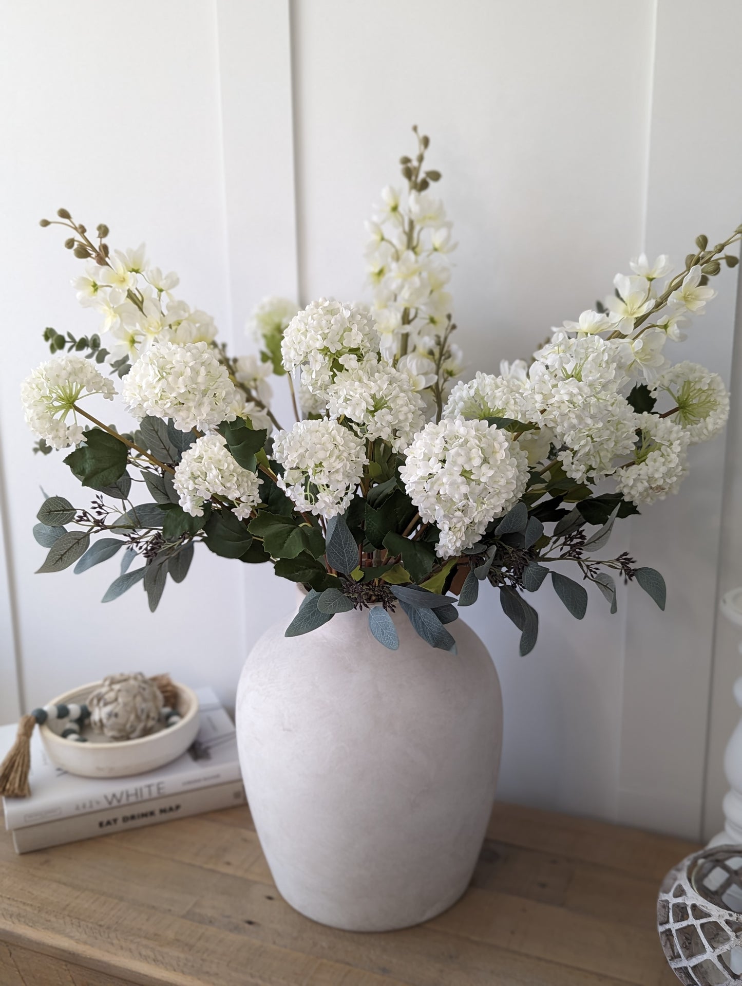 White Delphinium Stem