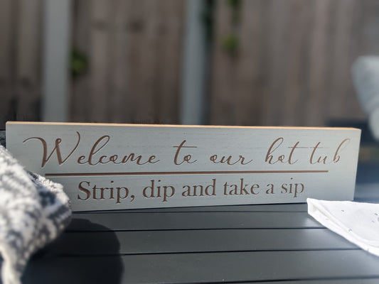 Hot Tub Signs