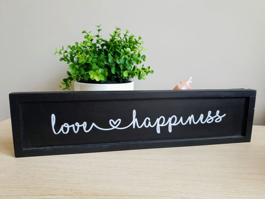 Black Scripted Plaques