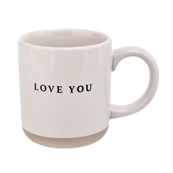 'Love You' Stoneware Mug