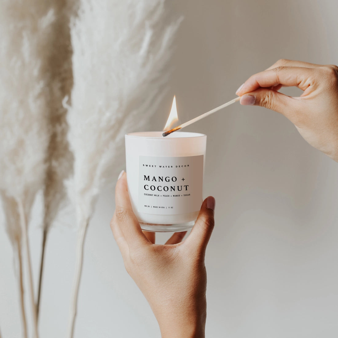 Mango and Coconut Jar Candle