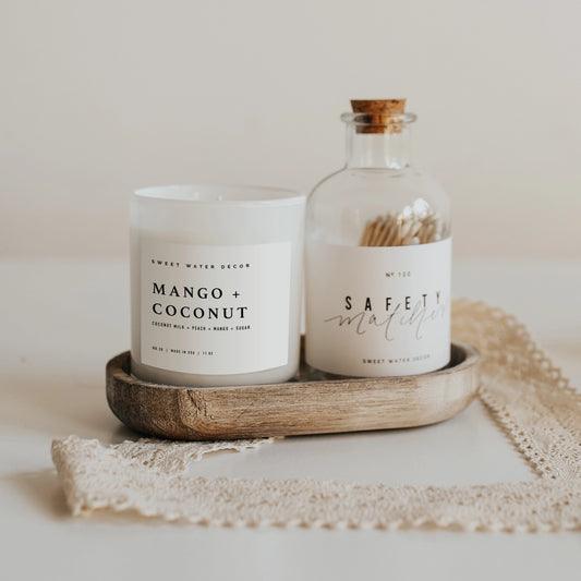 Mango and Coconut Jar Candle