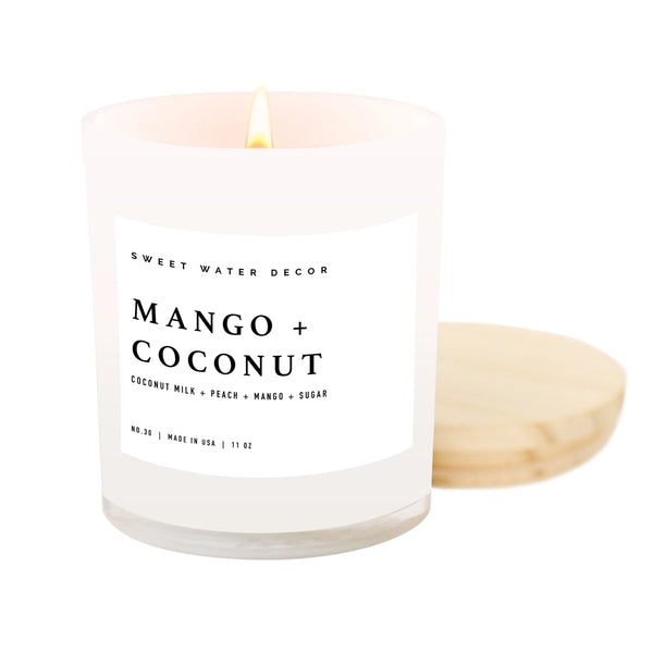 Mango and Coconut Jar Candle