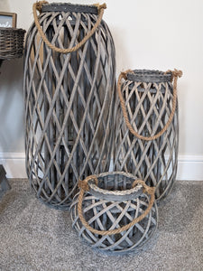 Rustic Willow Lantern