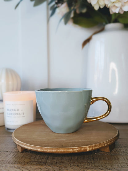 Scallop Edged Mugs