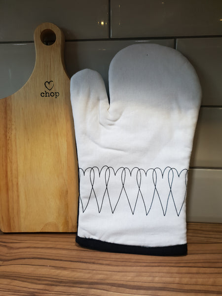 Multi heart Oven Glove