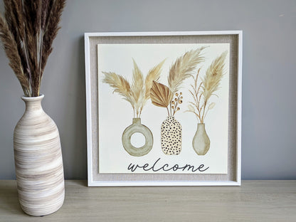 Pampas Welcome Frame