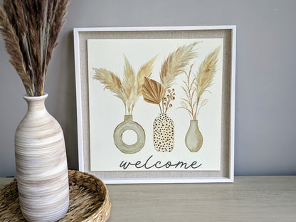 Pampas Welcome Frame