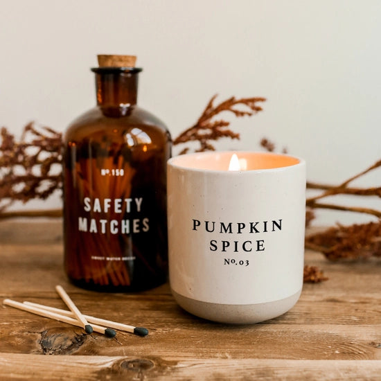 Pumpkin Spice Stoneware Candle