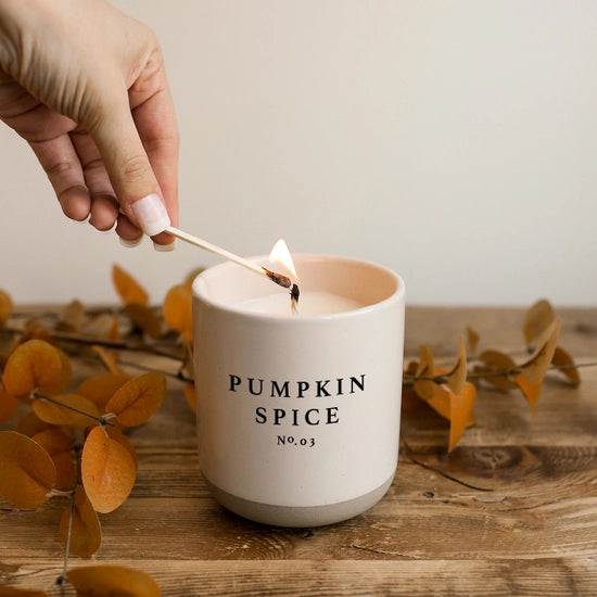 Pumpkin Spice Stoneware Candle