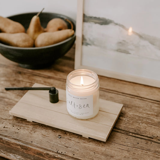 Natural Raised Wooden Tray