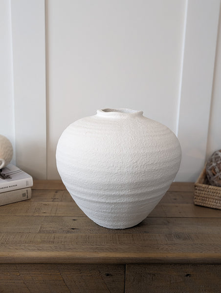 White Stone Regola Vase