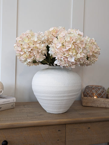 Perfectly Imperfect White Stone Regola Vase