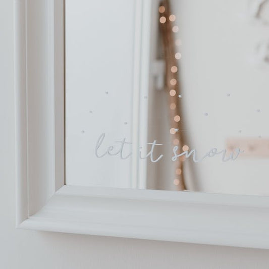 Let It Snow Sticker
