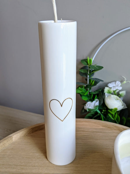 Mini Gold Heart Vase