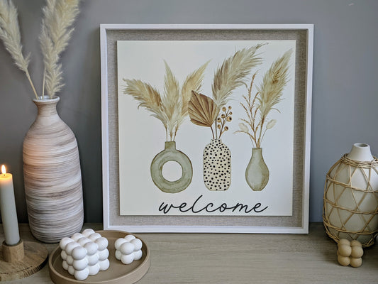 Pampas Welcome Frame