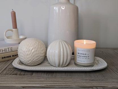 White Ceramic Spheres