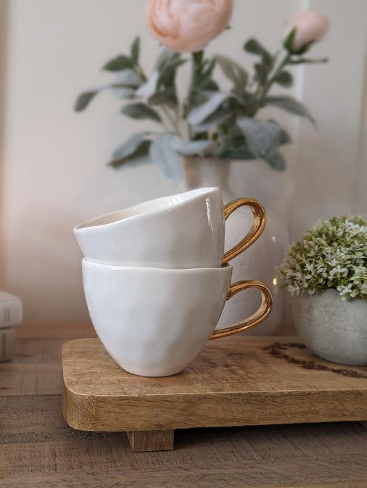 Scallop Edged Mugs