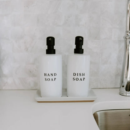 White Ceramic Soap Dispensers