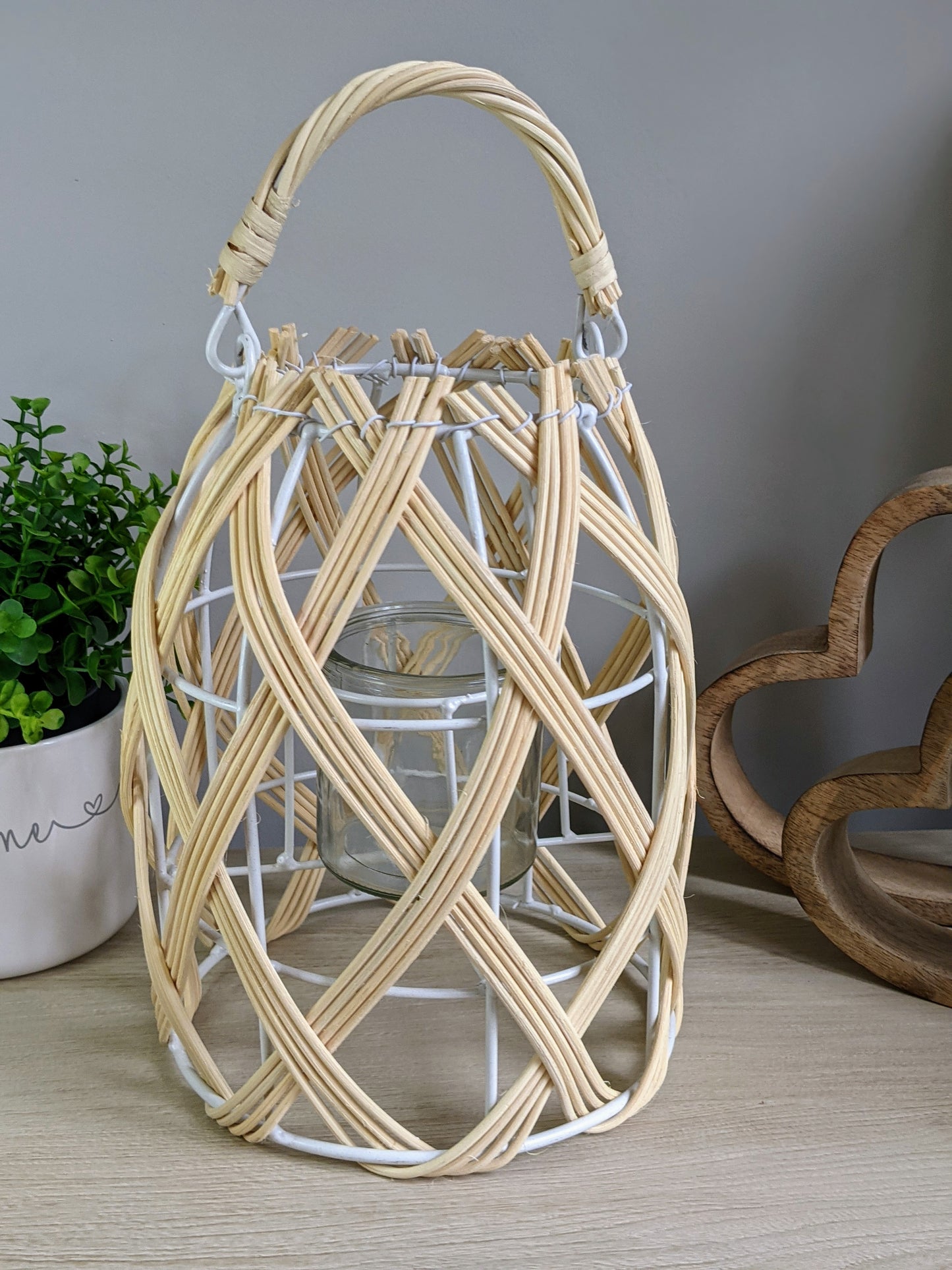 Natural Woven Lantern