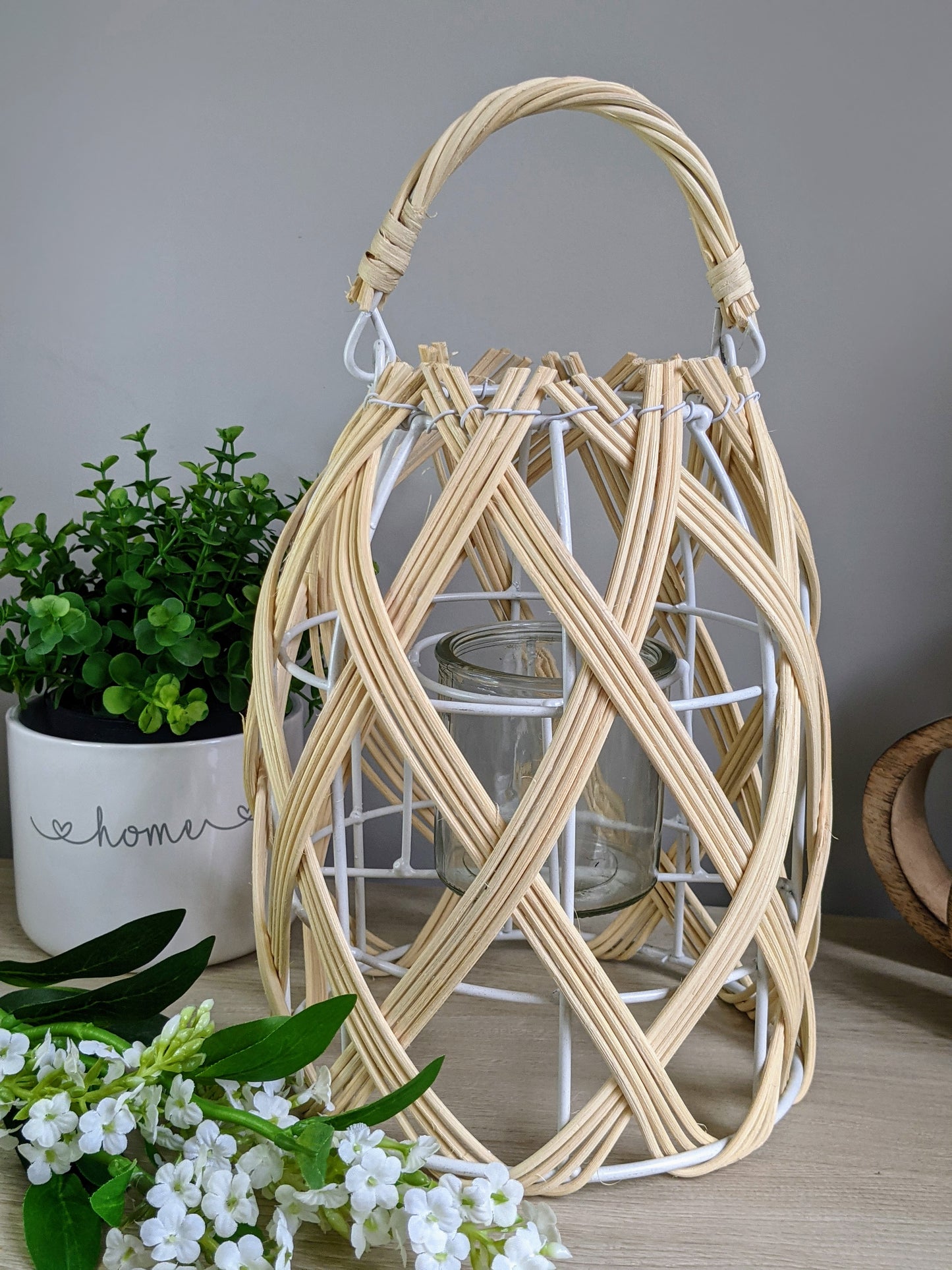 Natural Woven Lantern