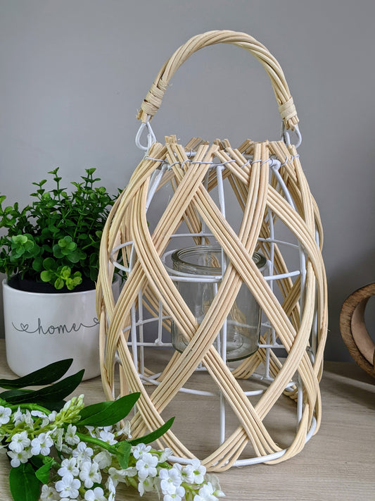 Natural Woven Lantern